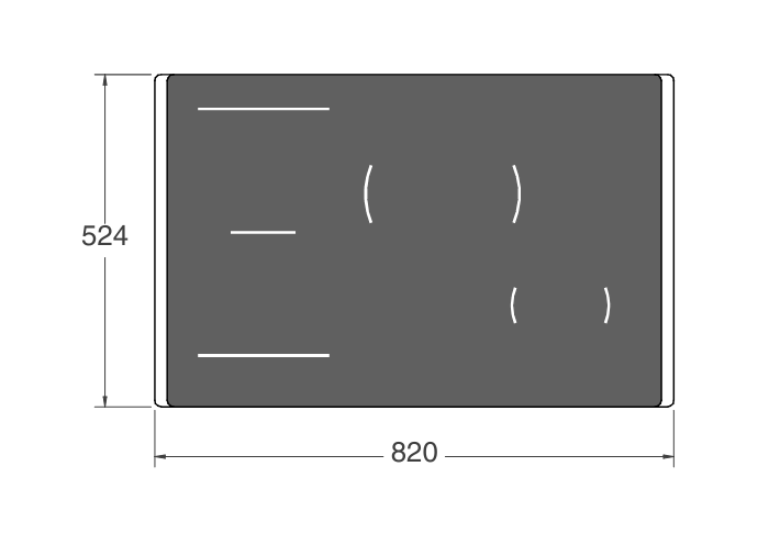 78 cm Induction Hob with Metal Frame, 4 cooking zones, TFT display | Bertazzoni